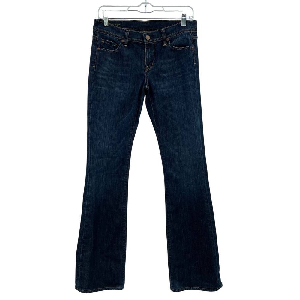 Citizens Of Humanity Women's‎ Low Waist Flare Jeans, Sz. 27 Casual Comfort Dark